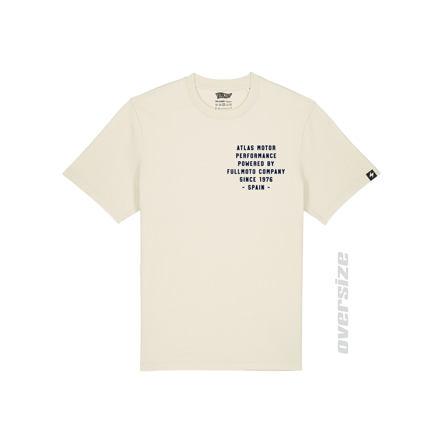 ATLAS TEE BUTTER oversize