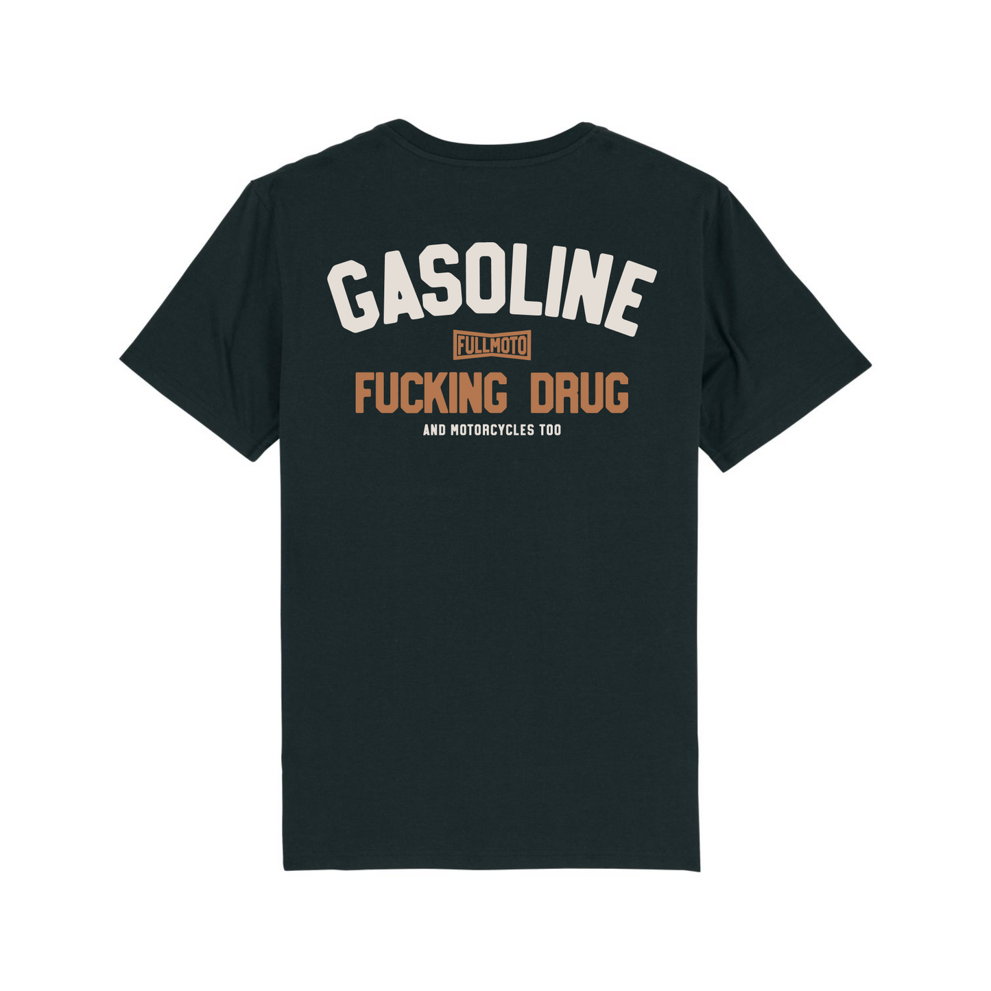 GASOLINE TEE BLACK