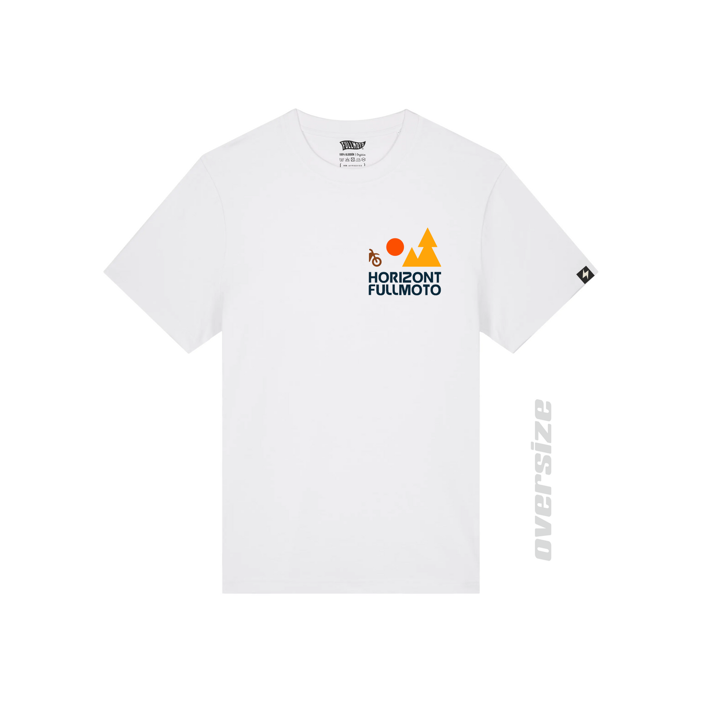 HORIZON TEE WHITE oversize
