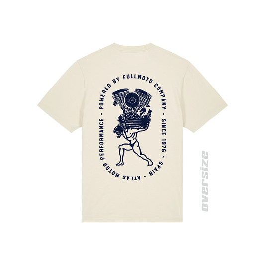 ATLAS TEE BUTTER oversize