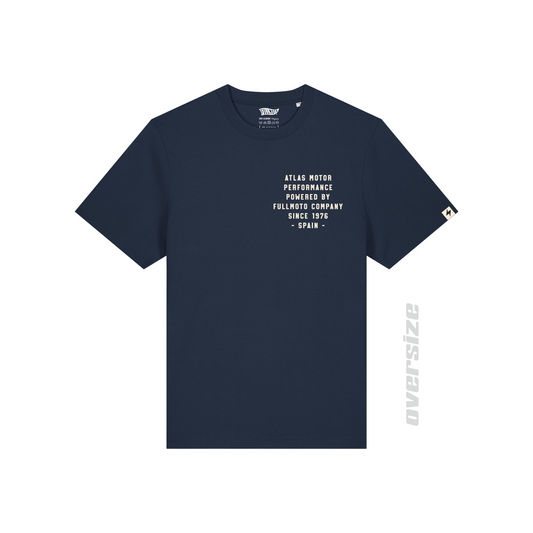 ATLAS TEE NAVY oversize