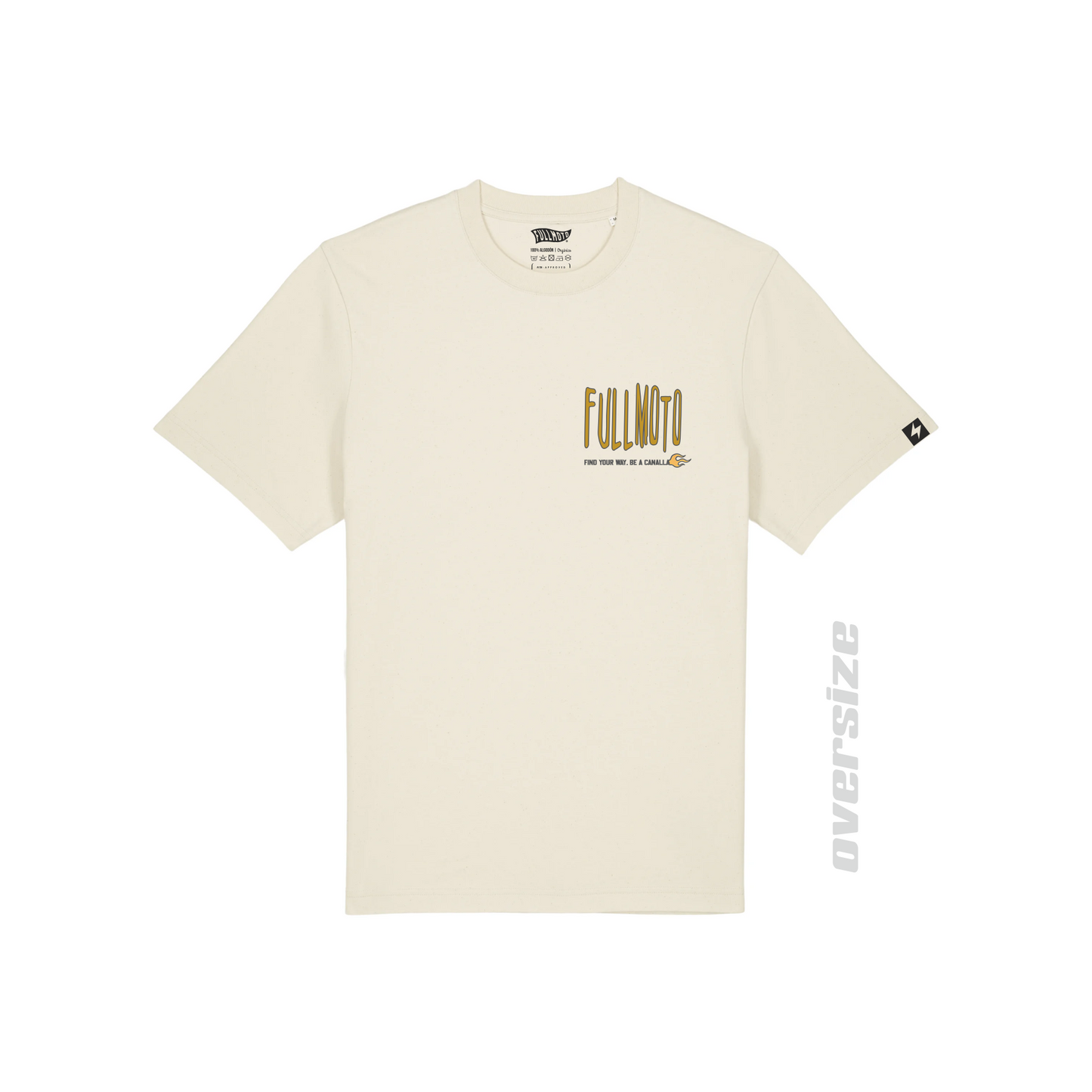 BE WOLF TEE BUTTER oversize