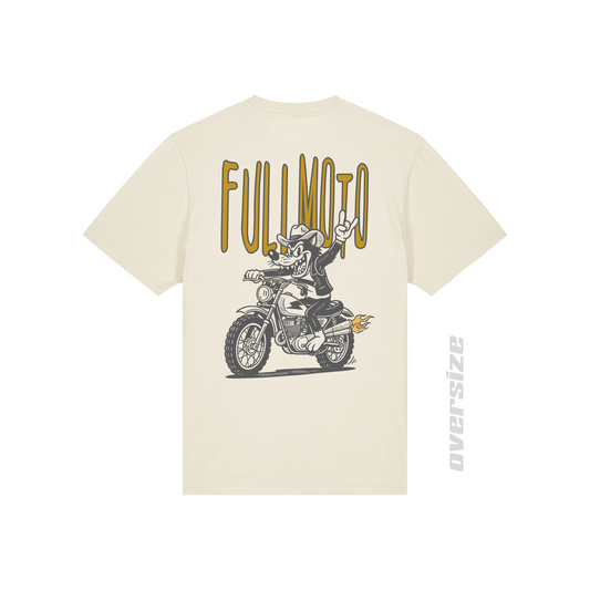 BE WOLF TEE BUTTER oversize