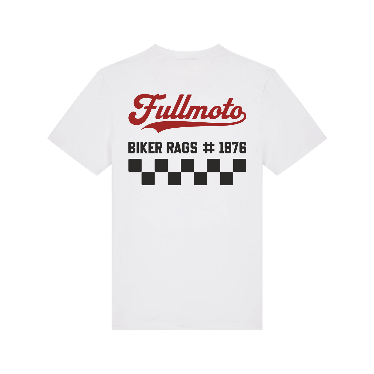 BIKER RAGS TEE WHITE