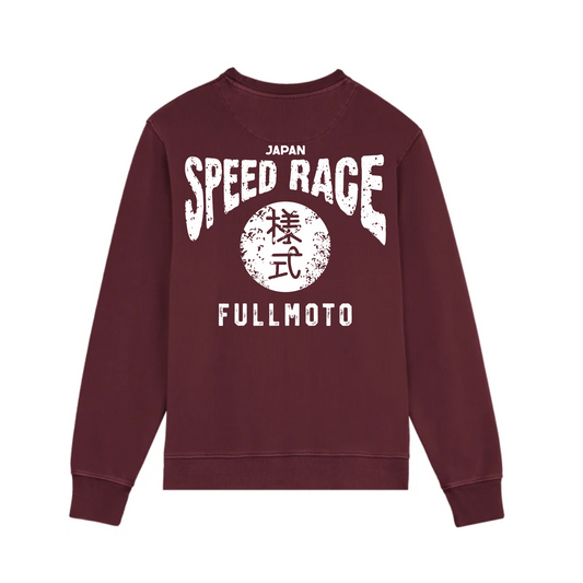 JAPAN SPEED RACE HOODIE Burgundi