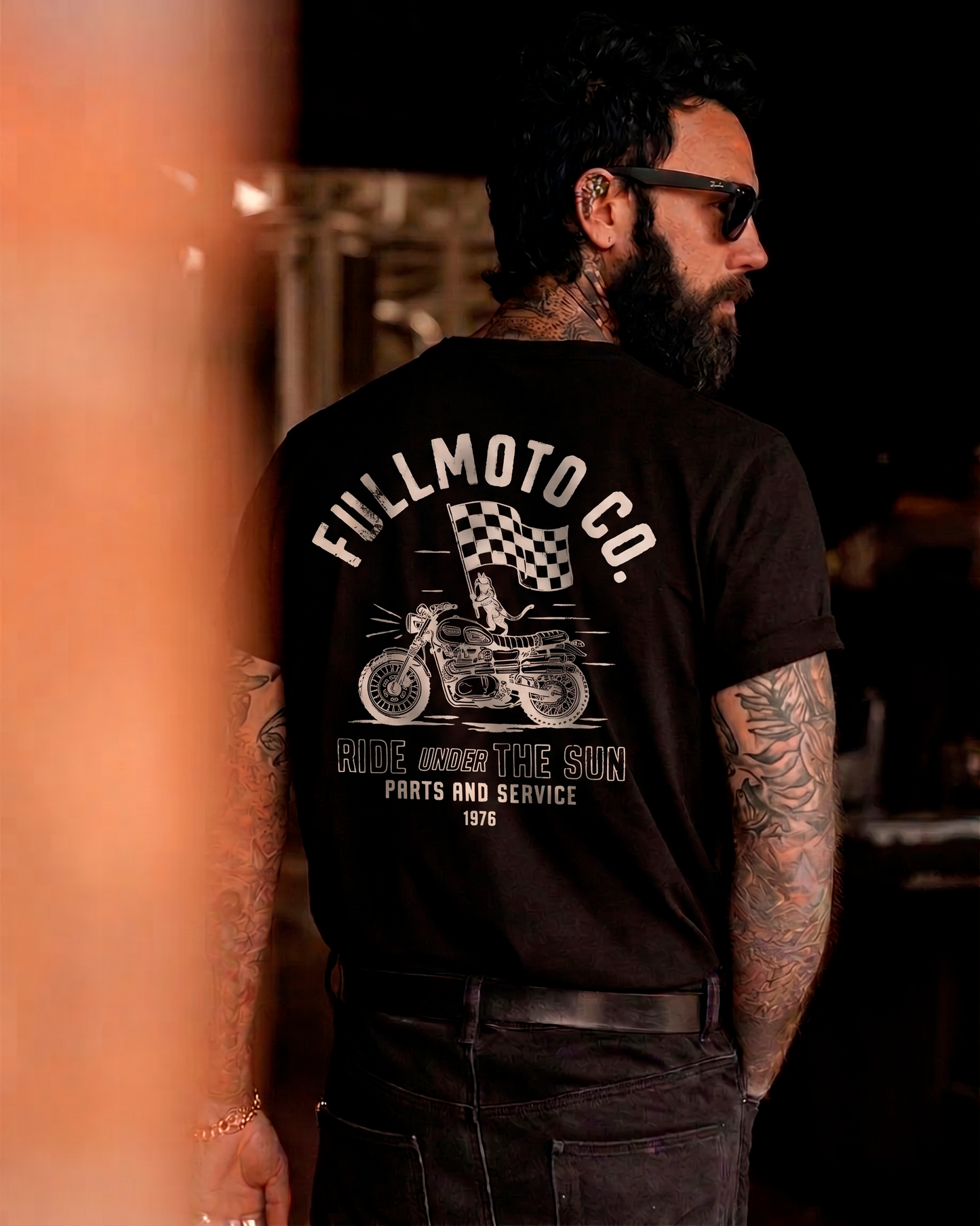 BIKE TEE BLACK 