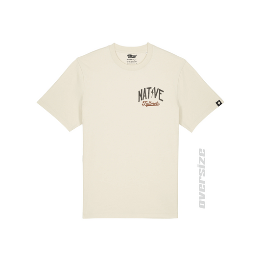 NATIVE TEE BUTTER oversize